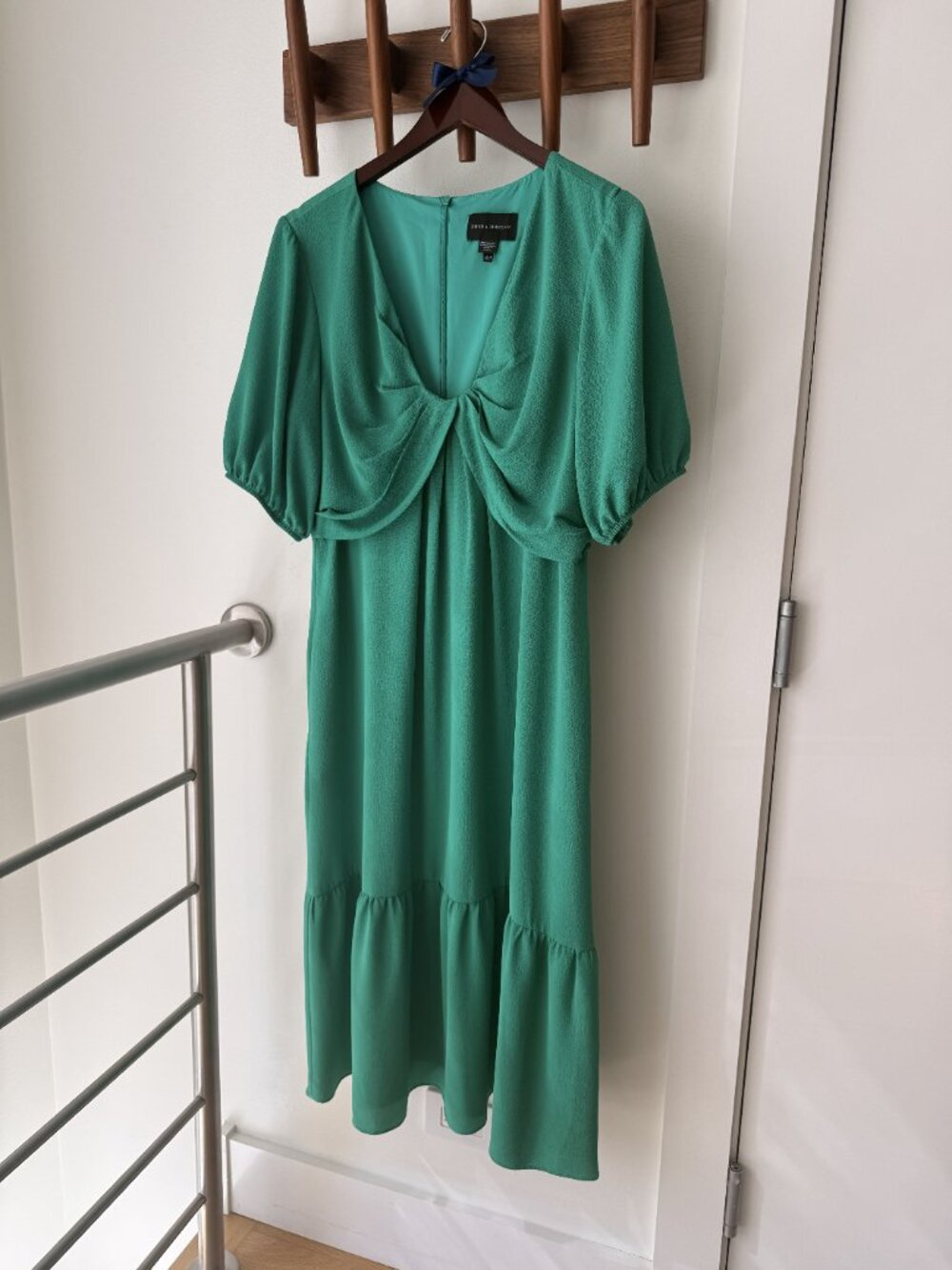 Donna Morgan for Nordstrom Kelly Green Cocktail Summer Dress - Picture 2 of 4